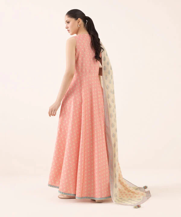 Sapphire | Fall Winter 25 | 3 Piece - Printed Light Linen Suit 0U3PDY25V642