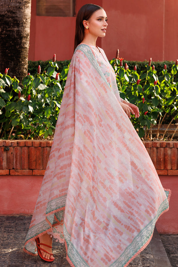 Farasha | Printed Essentials | Peach Glow