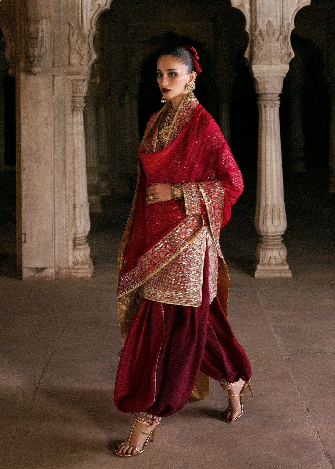 Hussain Rehar | Luxury Pret AW 25 | Crimselle