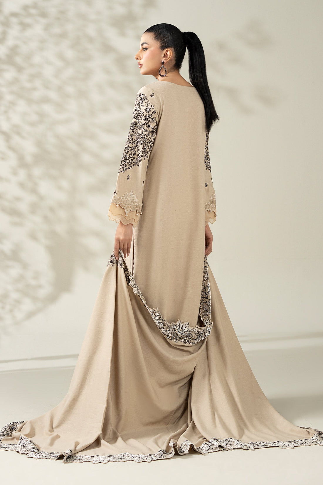 Maria B | Luxury Winter Pret 25 | DW-W25-47-BEIGE