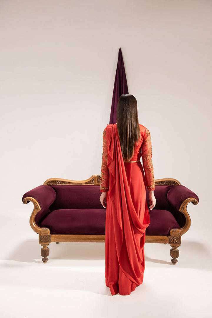 Maria Osama Khan | Tiffany Formals | Carnelian